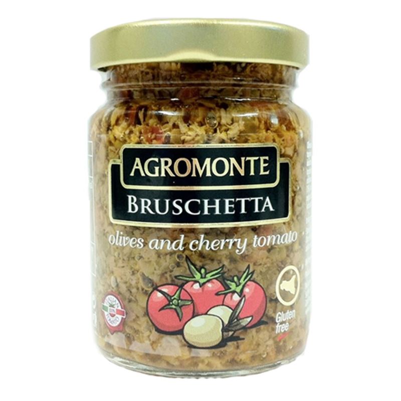 Agromonte – Bruschetta Olives & Tomatoes 100g