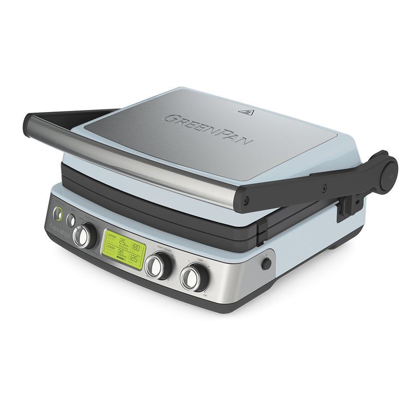 Greenpan – Electrical Contact Grill Blue Haze with Stainless Steel Finish