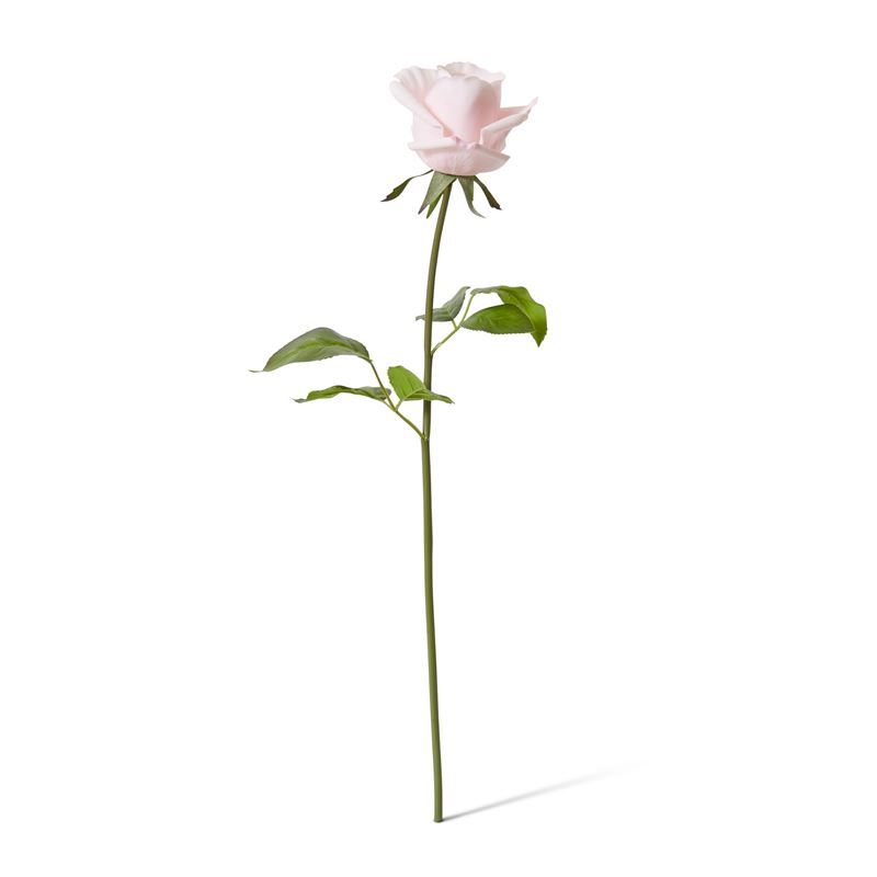 Elme Living – Real Touch Rose Classic Short Stem Soft Pink 14x12x45cm