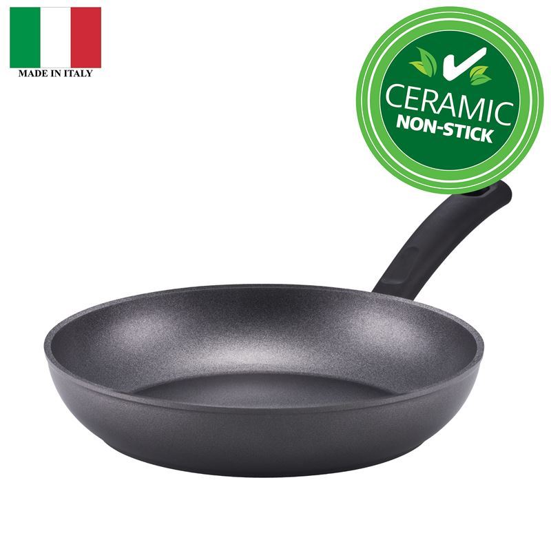 Essteele – Per Benessere Ceramic Non-Stick Induction 28cm Open French Skillet (Made in Italy)