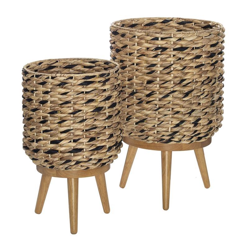 Amalfi – Oskar Planter Pot on Stand Set of 2