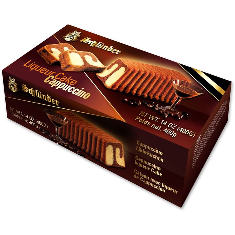 Schlunder – Liqueur Cake Cuppuccino Marbled 400g