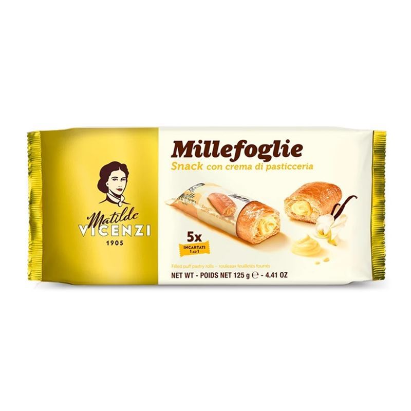 Vicenzi – Mini Snack Vanilla Cream 125g