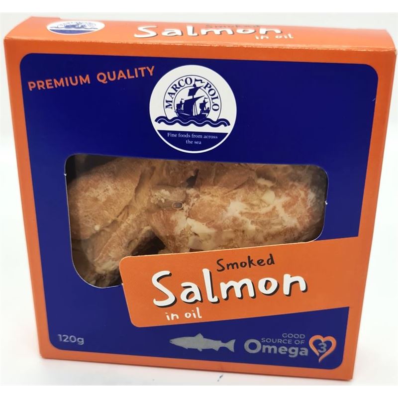 Marco Polo – Smoked Salmon in Oil 120g