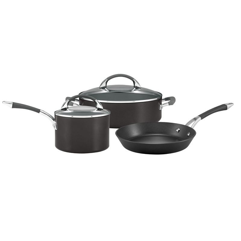 Anolon – Endurance+ Hard Anodised Non-Stick Induction 3pc Cookware Set