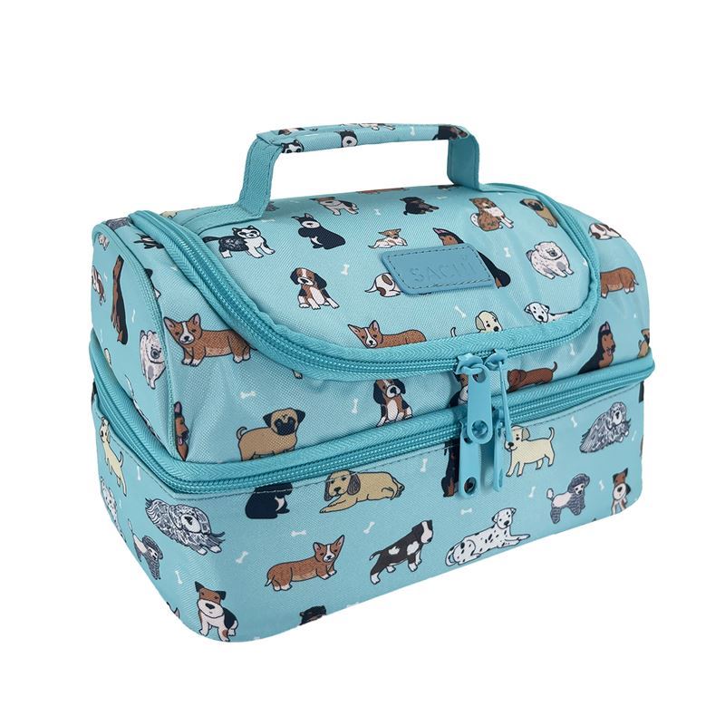 Sachi – Double Decker Insulated Lunch Bag Puppy Dogs