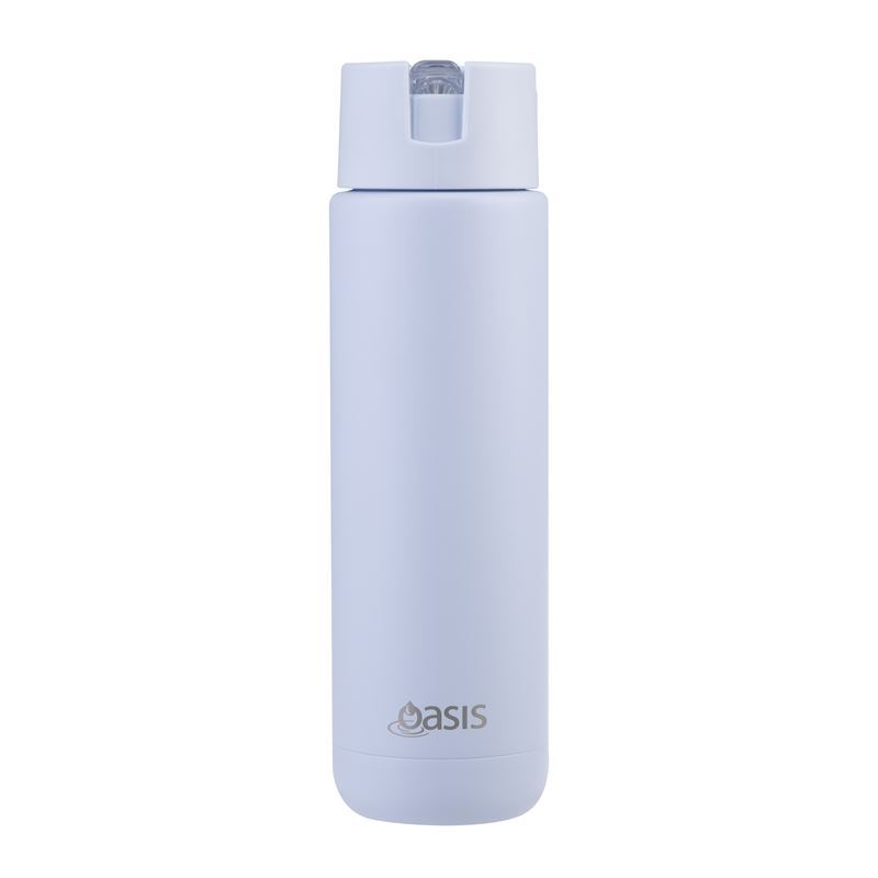 Oasis – Moda Ceramic Lined Stainless Steel Triple Wall Insulated Drink Bottle 700ml Periwinkle