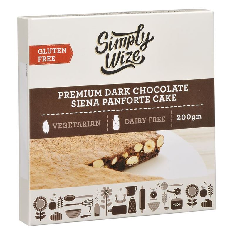 Simply Wize – Gluten Free Chocolate Siena Panforte 200g
