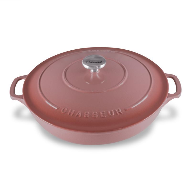 Chasseur Cast Iron – Rosewood Round Buffet Casserole 30cm 2.5Ltr (Made in France)
