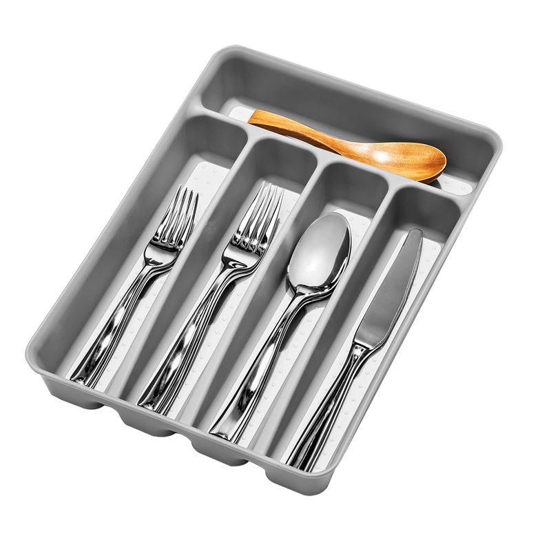Made Smart – Soft Grey Mini Cutlery Tray 32.2×22.9×4.7cm