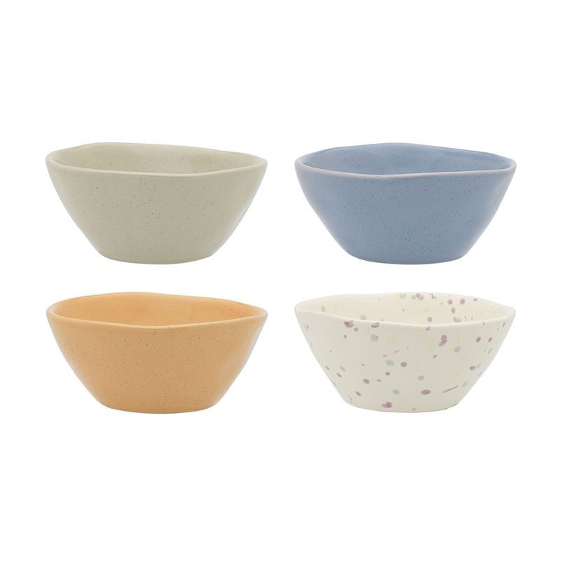 Ecology – Speckle Dip Bowl 11cm Set of 4 Seasonal Colours – Premium Stoneware