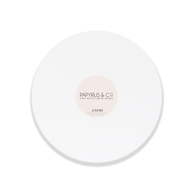 Papyrus & Co. – Masonite Round Cake Board 30cm White