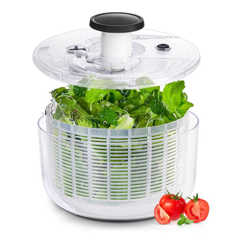 Benzer – Fresh Turbo Salad & Herb Spinner with Non Slip Base & Stop Button 4.2Ltr 23.2cm