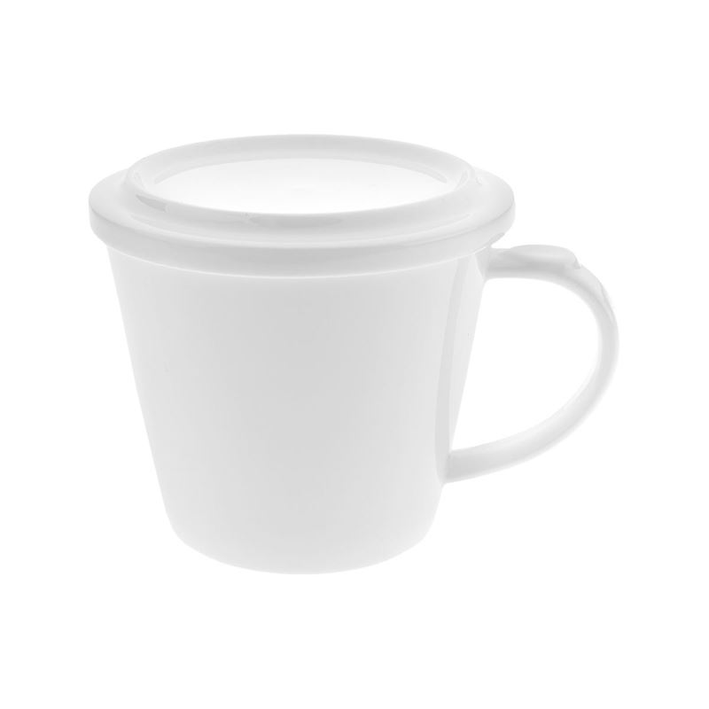 Zuhause – Zaha Premium Fine Bone China Mega Mug with Coaster/Lid 450ml