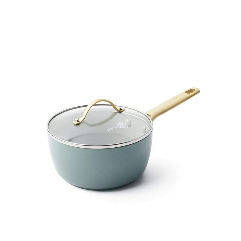 GreenPan – Padova Smokey Blue 18cm Covered Saucepan 2Ltr