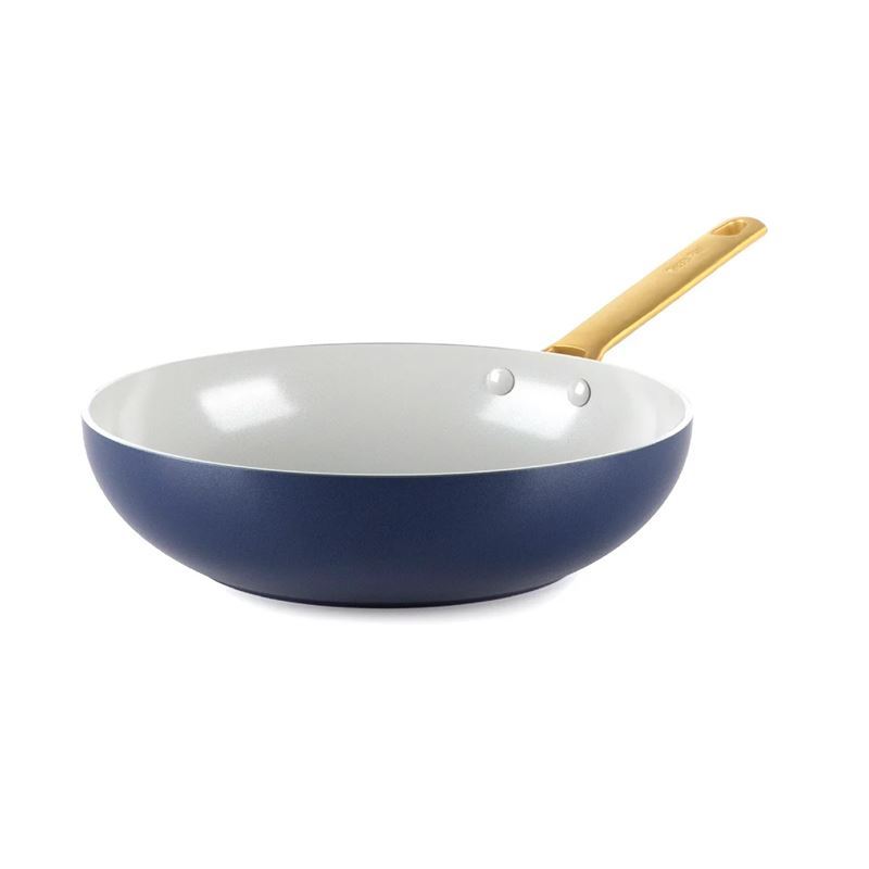GreenPan – Padova Navy Blue 28cm Open Wok 3.7Ltr