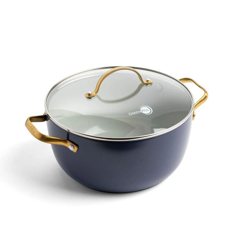 GreenPan – Padova Navy Blue 24cm Covered Casserole 4.7Ltr