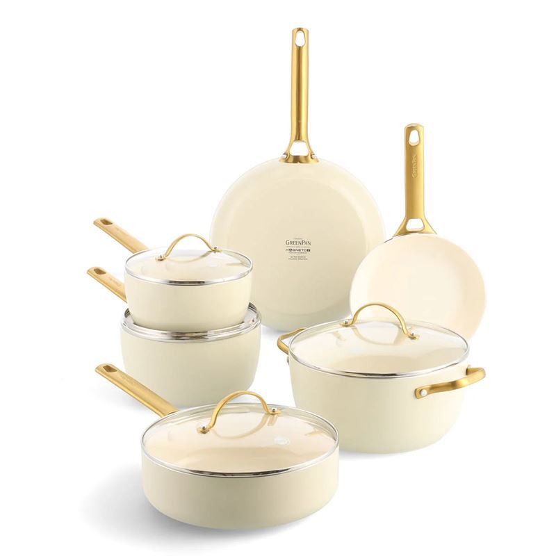 GreenPan – Padova Cream White 6pc Cookware Set