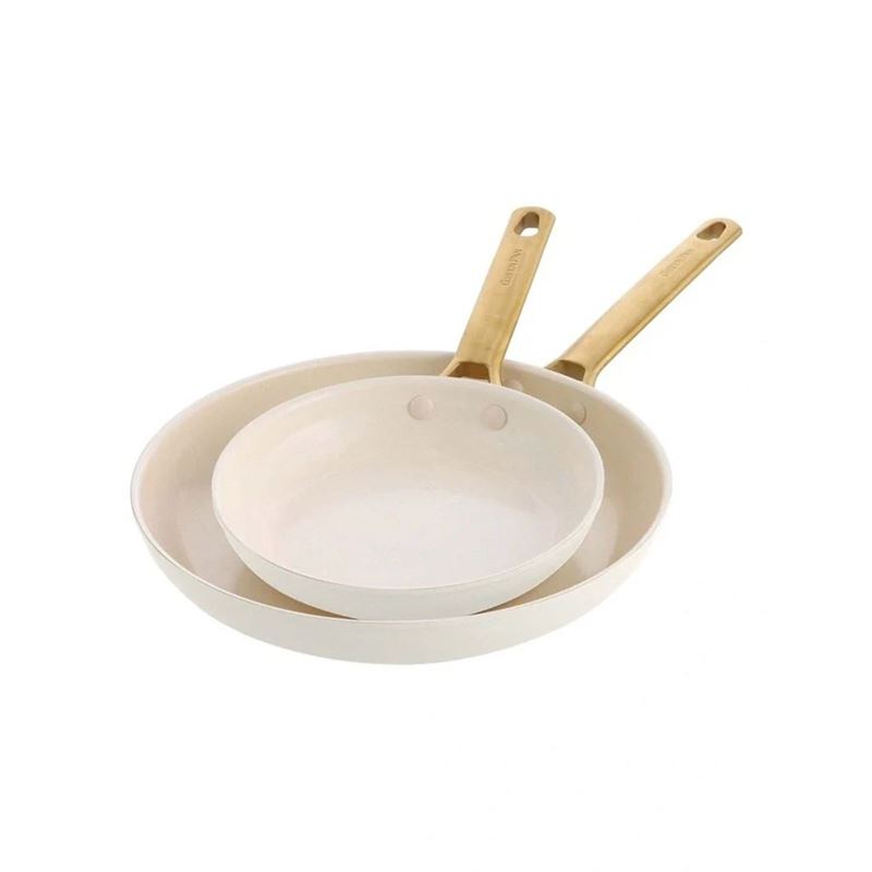GreenPan – Padova Cream White Twin Pack Frypan 26 + 30cm
