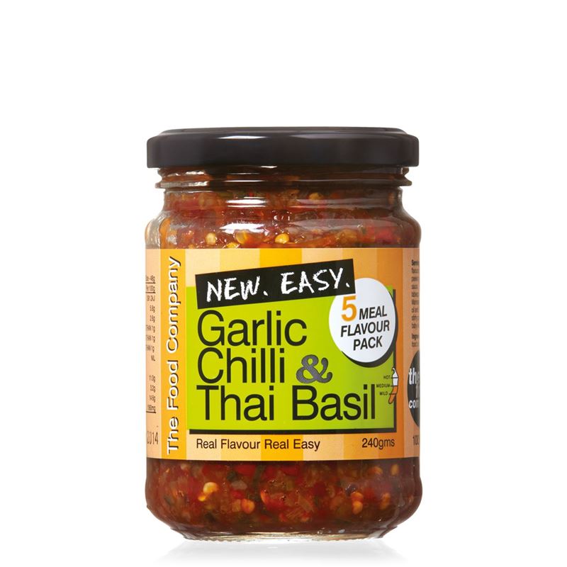 The Food Company – Garlic, Chillie & Thai Basil 240g
