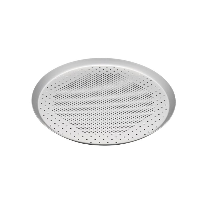 Bakemaster – Silver Anodised Perforated Pizza Pan 30cm