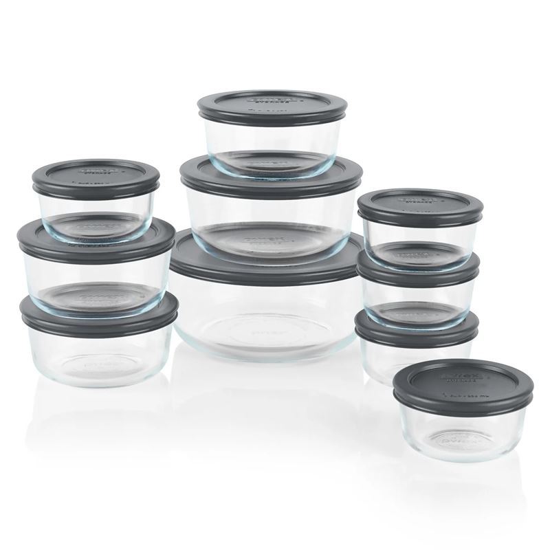 Pyrex – Simply Store 20pc Set Black