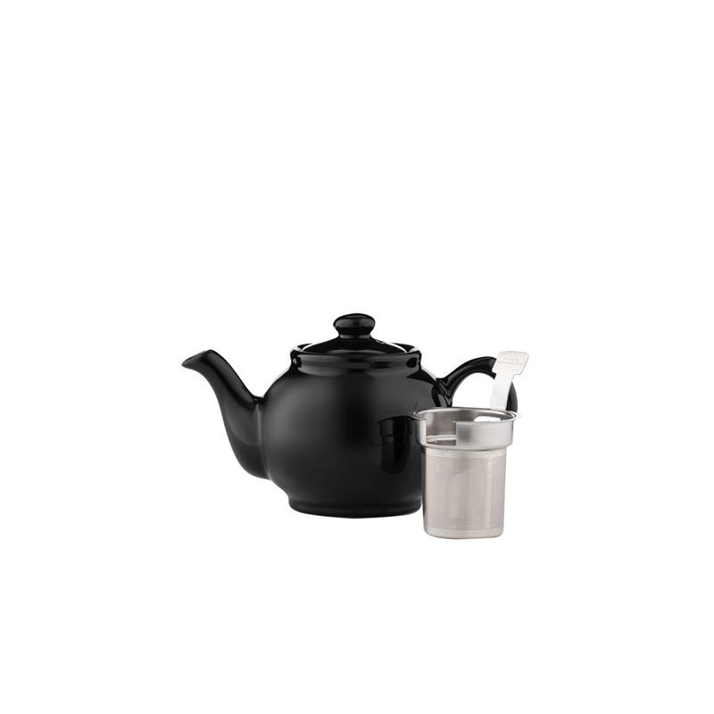 Price & Kensington – Tea Pot Black Gloss 2 Cup
