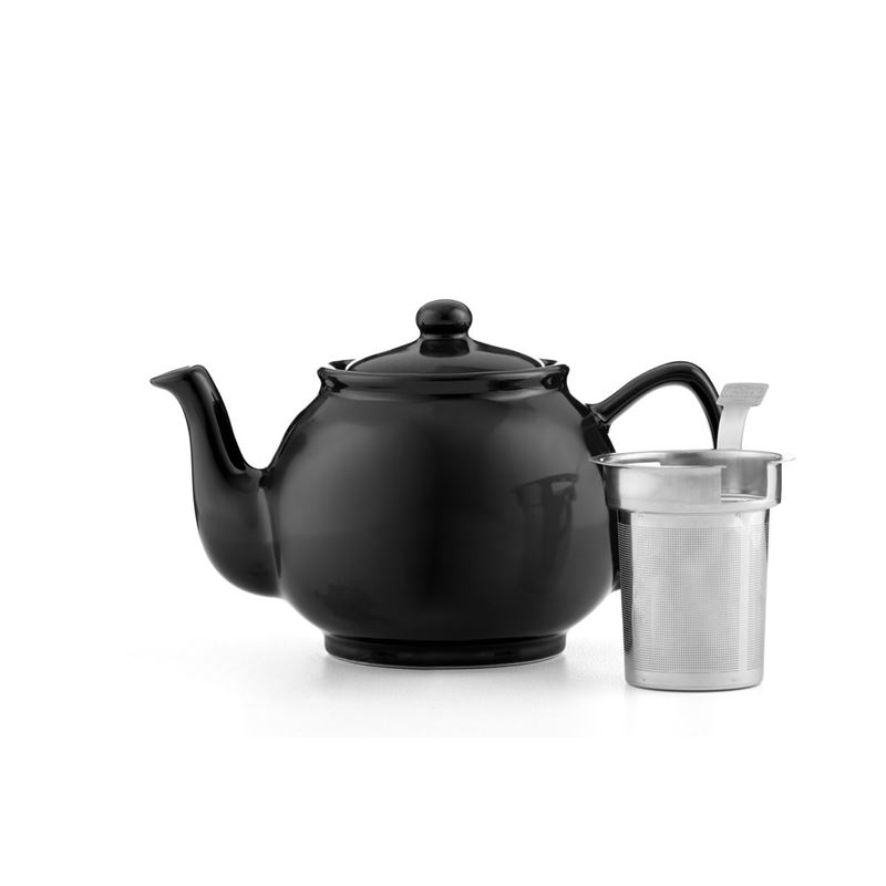 Price & Kensington – Tea Pot Black Gloss 6 Cup