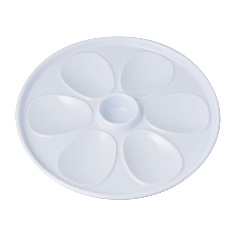 Avanti – Melamine Oyster Serving Tray White