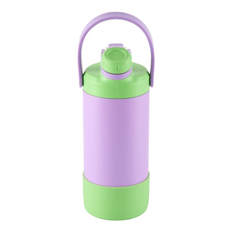 Avanti – YumYum Insulated 2 Way Drinking Water Bottle 400ml Purple/Green