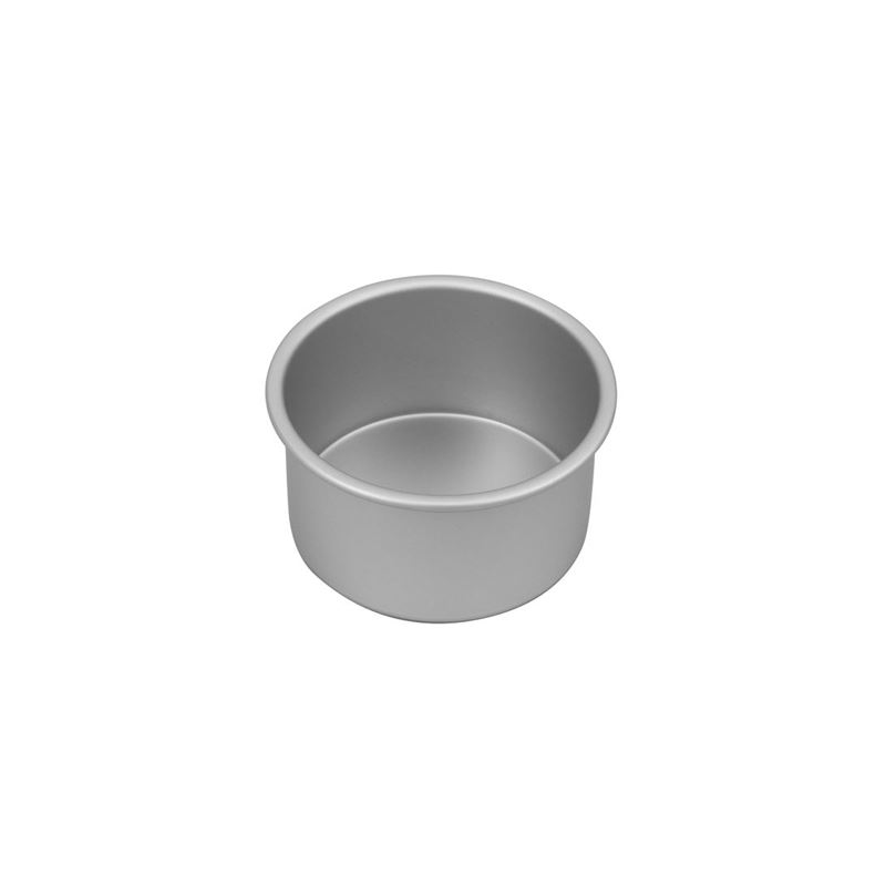 Bakemaster – Silver Anodised Round Cake Pan 12.5×7.5cm