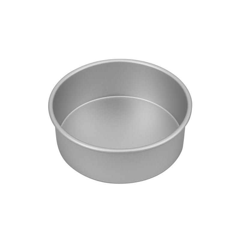 Bakemaster – Silver Anodised Round Cake Pan 20×7.5cm