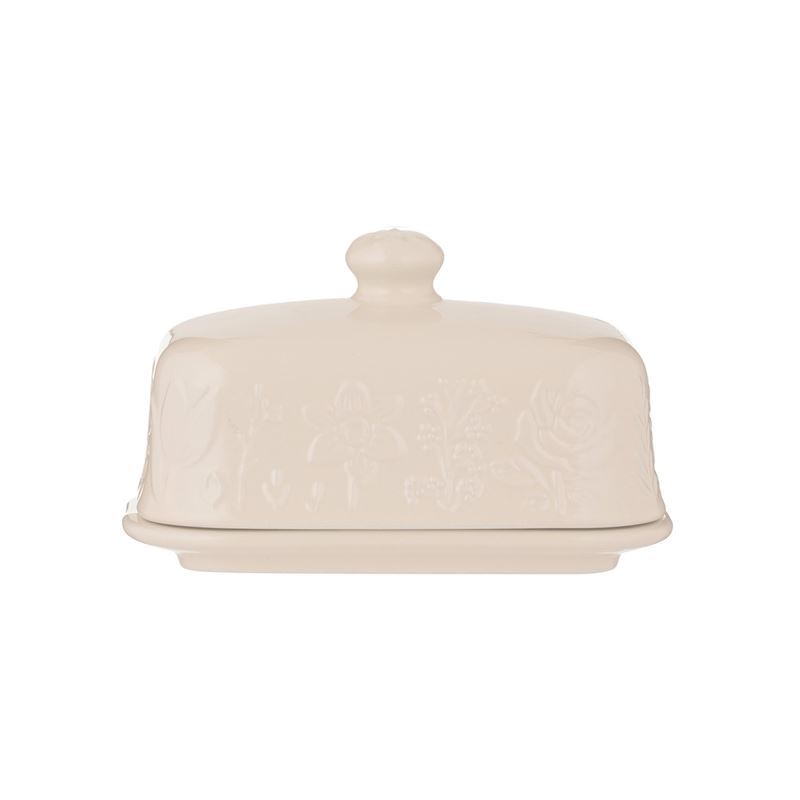 Mason Cash – In the Meadow Stoneware Cream Butter Dish 9×15.6×10.6cm