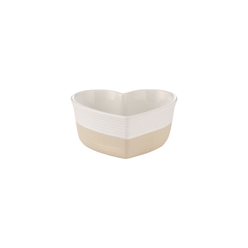 Mason Cash – Rustic Charm Stoneware Heart Shaped Baker 14x12x6.5cm 375ml