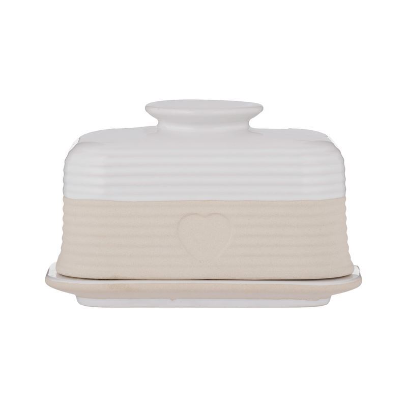 Mason Cash – Rustic Charm Stoneware Butter Dish 10×15.6×10.6cm