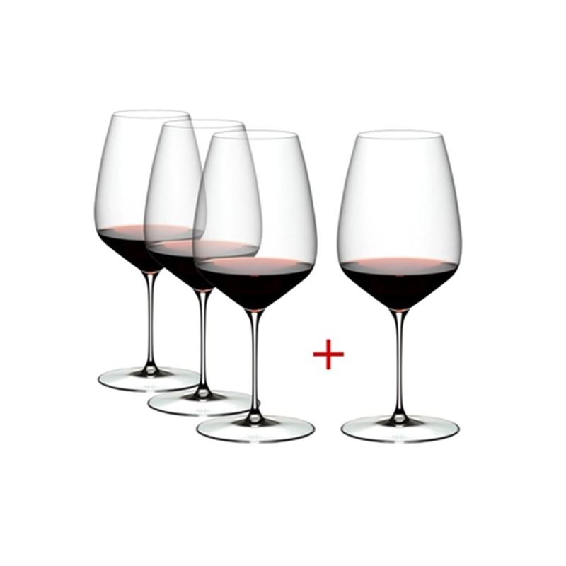 Riedel – Veloce Cabernet Merlot 829ml Pay 3 Get 4 Pack (Made in Germany)