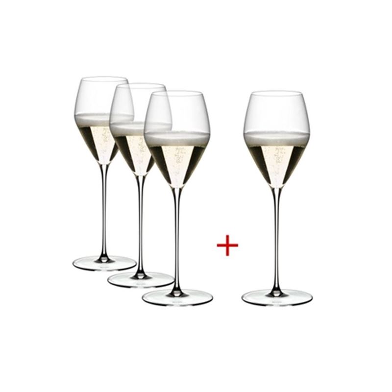 Riedel – Veloce  Champagne 327ml Pay 3 Get 4 Pack (Made in Germany)