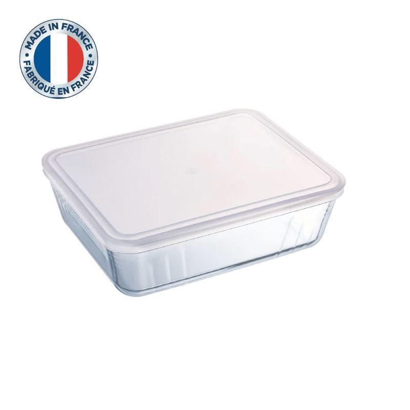 Pyrex – Cook & Freeze 2.6Ltr Rectangular Storage Container with Lid 24x19x8cm (Made in France)