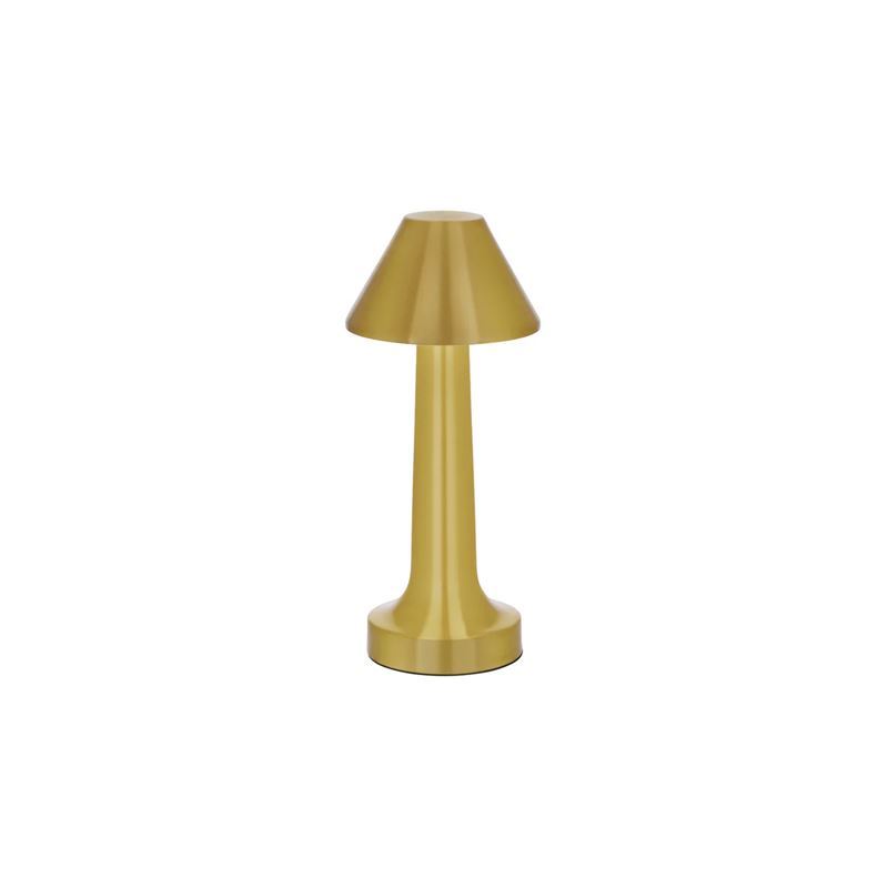 Ambience by tablekraft – Helena LED Cordless Table Lamp 97x220mm Brass