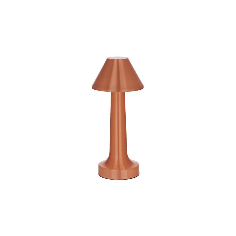 Ambience by tablekraft – Helena LED Cordless Table Lamp 97x220mm Copper