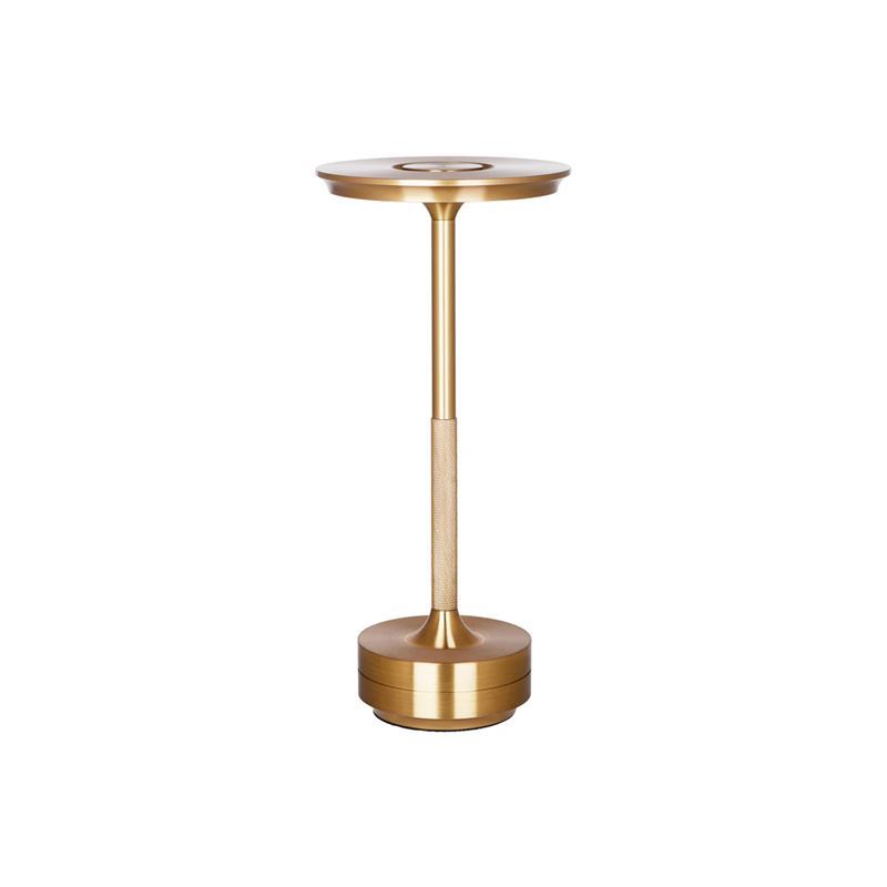 Ambience by tablekraft – Stella LED Cordless Table Lamp 130x275mm Brass