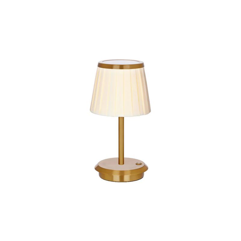Ambience by tablekraft – Adelaide LED Cordless Table Lamp 135x260mm Brass