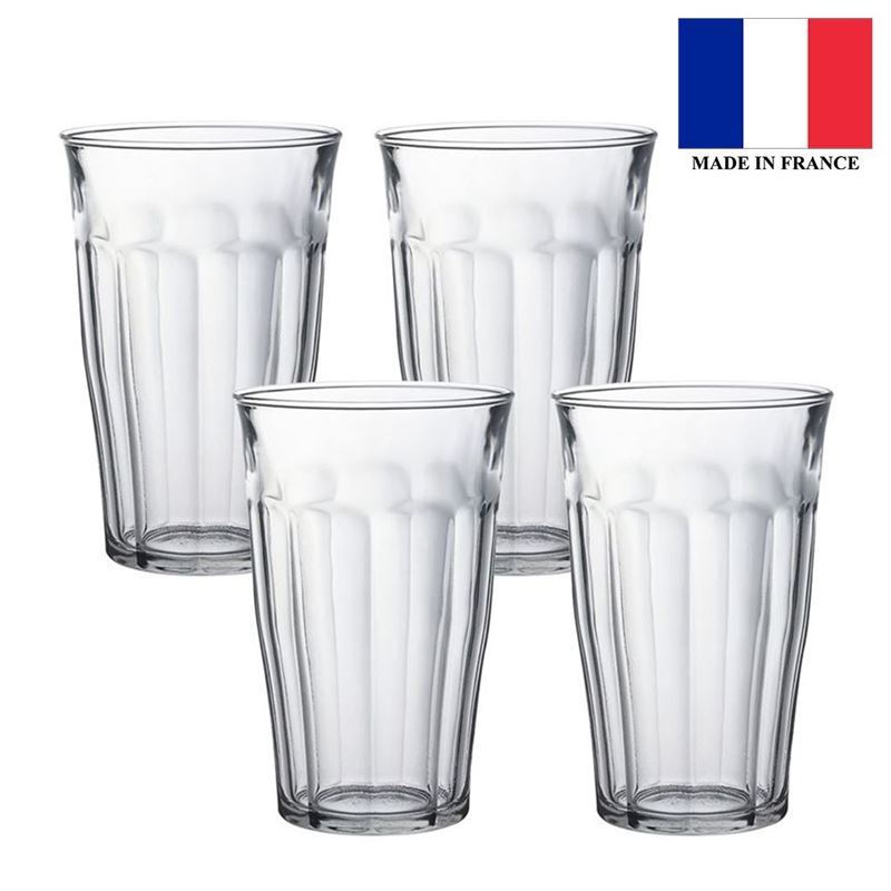 Duralex – Picardie Tempered Glass Tumbler 500ml Set of 4 (Made in France)