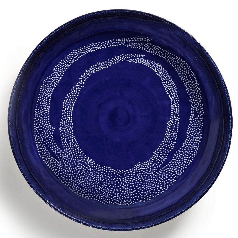 Ottolenghi – Feast Serving Bowl Blue with White Dots 36cm
