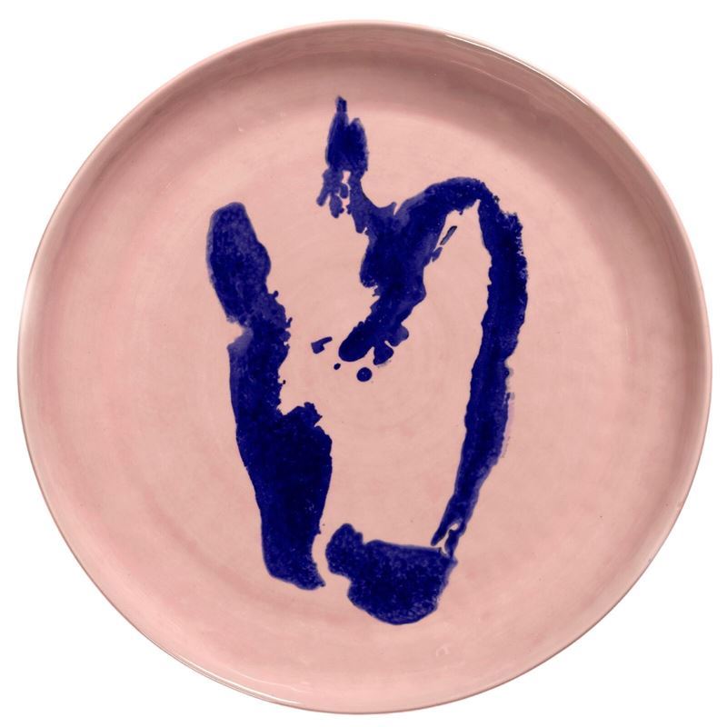 Ottolenghi – Feast Serving Bowl Pink with Blue Pepper 35cm