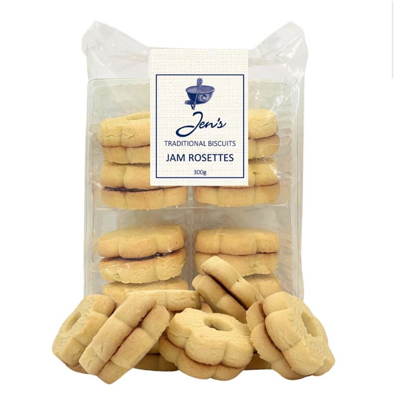 Jen’s – Traditional Biscuits Jam Rosettes 300g