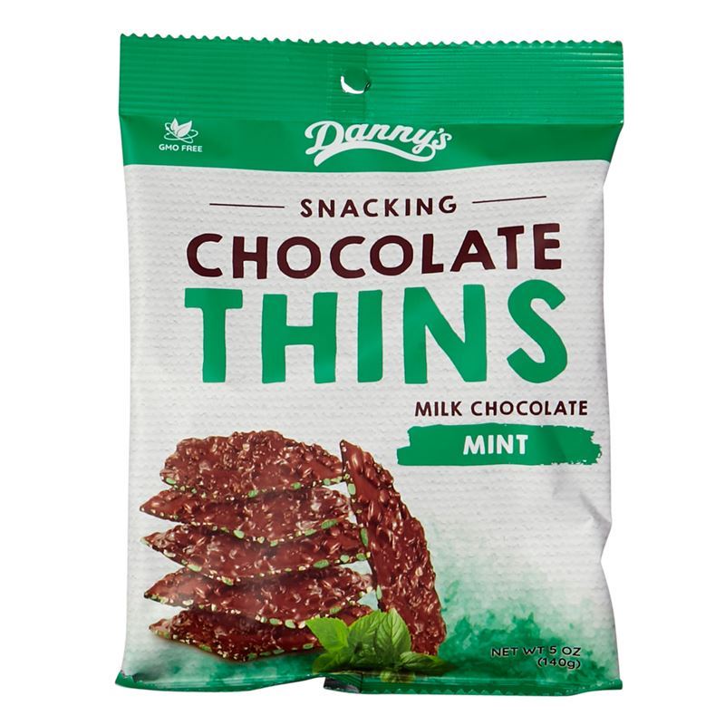 Danny’s Choc Thins – Mint 140g