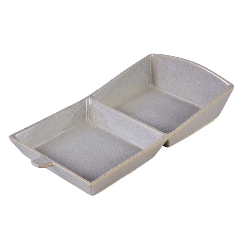 Davis & Waddell – Nori Porcelain Divided Platter Small 28×14.3×5.8cm