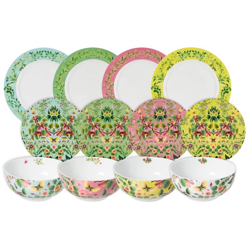 Designers Guild – Ikebana Damask 12pc Dinner Set