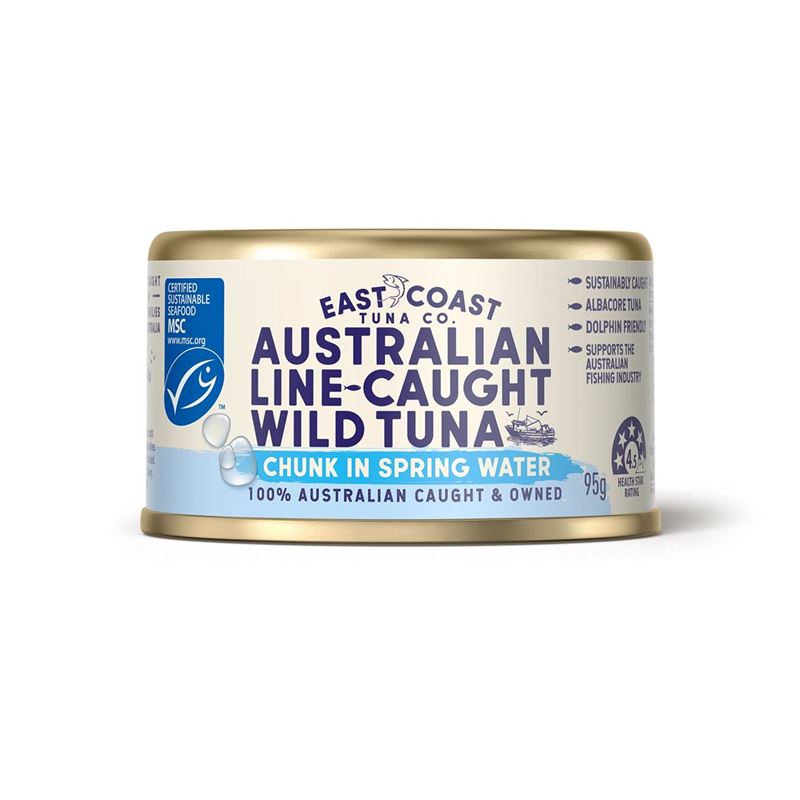 East Coast Tuna Co. – Australian Line Caught Tuna Chunks in Springwater 95g